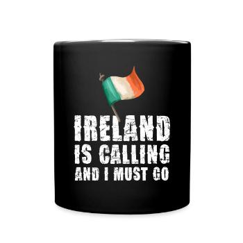 L’Irlande m’appelle et je dois y aller - Mug uni - noir - Devant