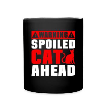 Cat Dad Gifts - Tasse einfarbig - Schwarz - Vorne