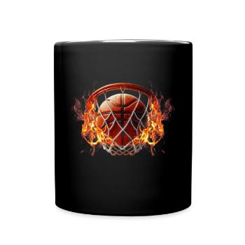 Basket-ball Joueurs de basket-ball - Mug uni - noir - Devant