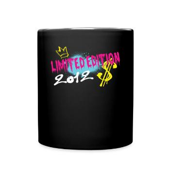 Limited Edition 2012 Geburtstag 2012 Geboren - Tasse einfarbig - Schwarz - Vorne