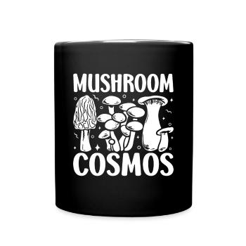 Morel Mushroom Cosmos Mushroom - Tasse einfarbig - Schwarz - Vorne