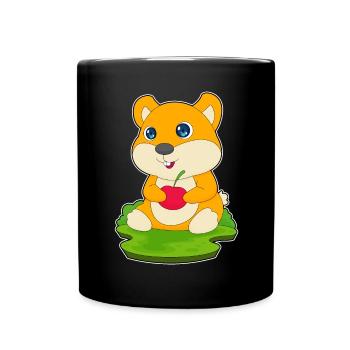 Cerise de hamster - Mug uni - noir - Devant
