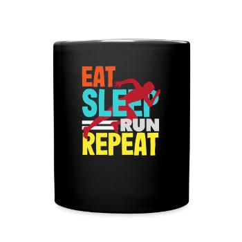 Athletics Athletes - Full Colour Mug - black - Front