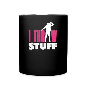 Lancer du disque Athlète Cadeau d’athlète - Mug uni - noir - Devant