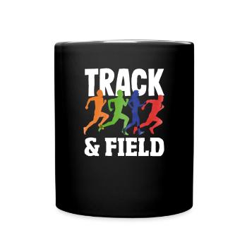 Athletics Athletes - Full Colour Mug - black - Front