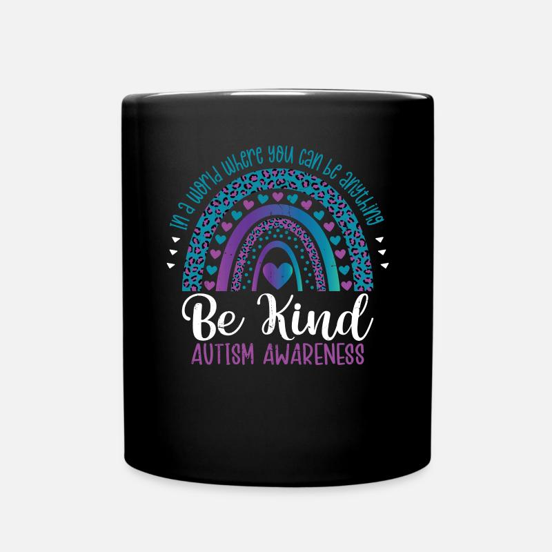 Autismus - Tasse einfarbig - Schwarz