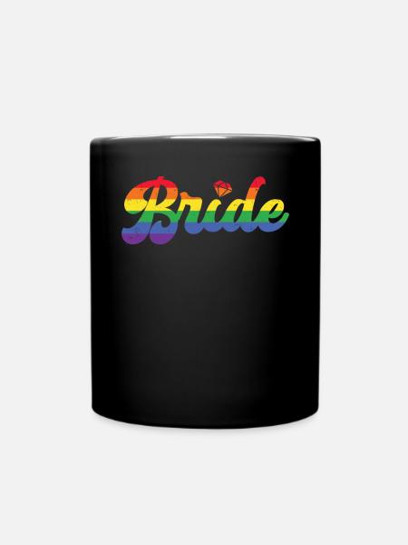Junggesellin - Tasse einfarbig - Schwarz