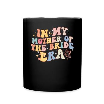 Hen bachelorette party bride - Full Colour Mug - black - Front