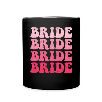 Junggesellin - Tasse einfarbig - Schwarz - Vorne