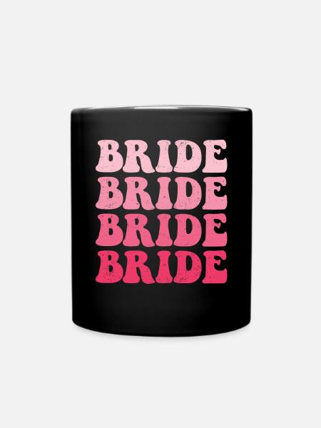 Junggesellin - Tasse einfarbig - Schwarz