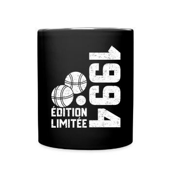 1994 Limited Edition 30th Anniversary Pétanque - Full Colour Mug - black - Front