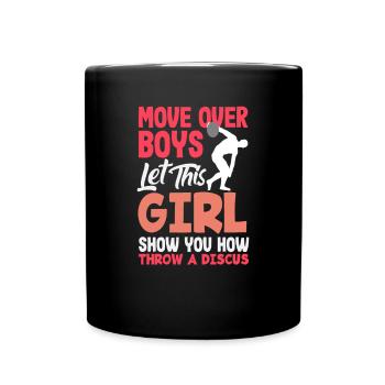 Lancer du disque Athlète Cadeau d’athlète - Mug uni - noir - Devant