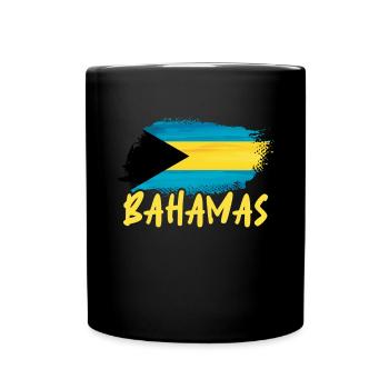 Bahamas Île des Caraïbes Cadeau d’été de l’Atlantique - Mug uni - noir - Devant