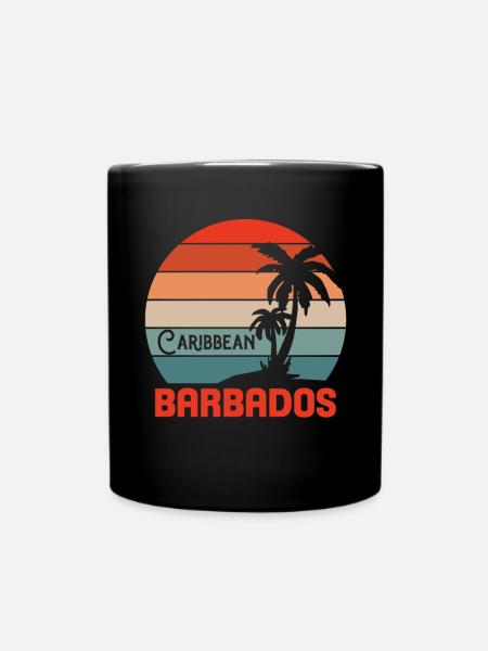 Barbados Karibik Bajan Urlaub Geschenk - Tasse einfarbig - Schwarz
