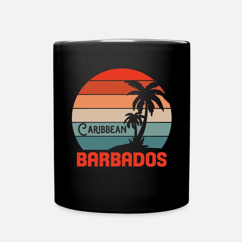 Barbados Karibik Bajan Urlaub Geschenk - Tasse einfarbig - Schwarz
