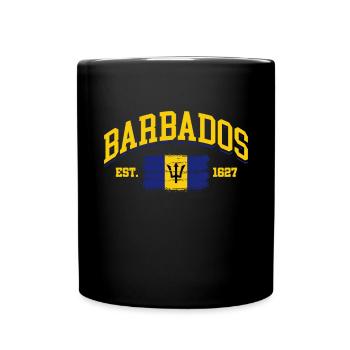 Barbados Karibik Bajan Urlaub Geschenk - Tasse einfarbig - Schwarz - Vorne