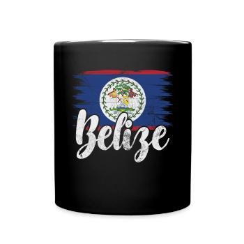 Belize - Tasse einfarbig - Schwarz - Vorne