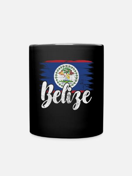 Belize - Tasse einfarbig - Schwarz