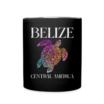Belize - Tasse einfarbig - Schwarz - Vorne