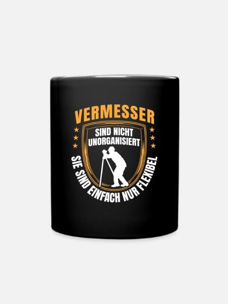 L’arpenteur est un arpenteur-géomètre flexible - Mug uni - noir