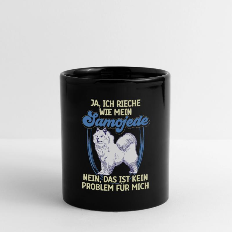 Samoyède Samoyède Spitz Odeur de Samoyède Mug uni