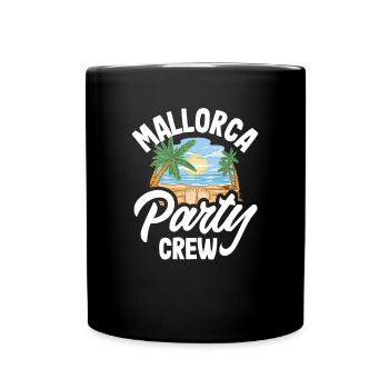 Mallorca Party Crew Mallorca Holidays - Full Colour Mug - black - Front