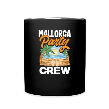 Mallorca Party Crew Mallorca Holidays - Full Colour Mug - black - Front