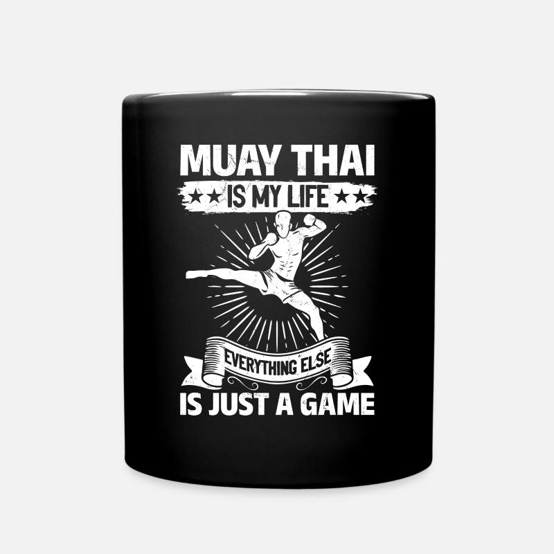 Le Muay Thai, c’est ma vie, tout le reste n’est qu’un gamin - Mug uni - noir