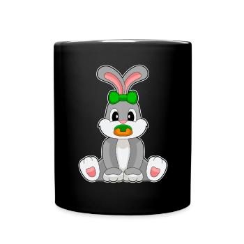 Sucette pour bébé lapin - Mug uni - noir - Devant