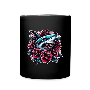 Shark - Full Colour Mug - black - Front