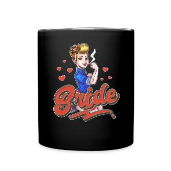 Bride - Tasse einfarbig - Schwarz - Vorne