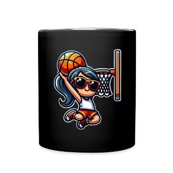 Basketball Basketball Women Basketball - Full Colour Mug - black - Front