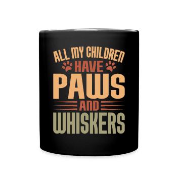 Cat Grandma Gifts - Tasse einfarbig - Schwarz - Vorne