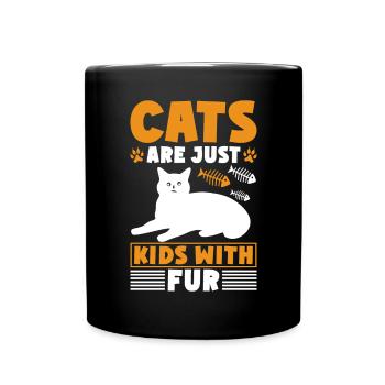 Cat Grandma Gifts - Tasse einfarbig - Schwarz - Vorne