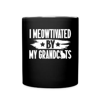 Cadeaux de grand-mère chat - Mug uni - noir - Devant