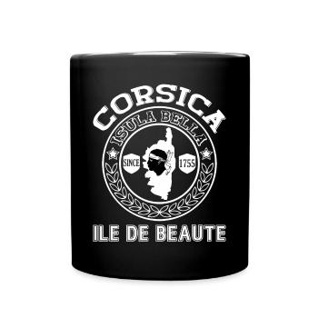 Corsica Ile de Beaute Isula Bella Island Corsica - Full Colour Mug - black - Front
