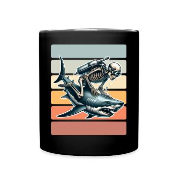 Diving Divers - Full Colour Mug - black - Front