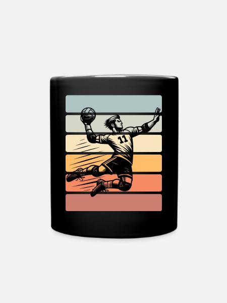 Handball Joueurs de handball - Mug uni - noir