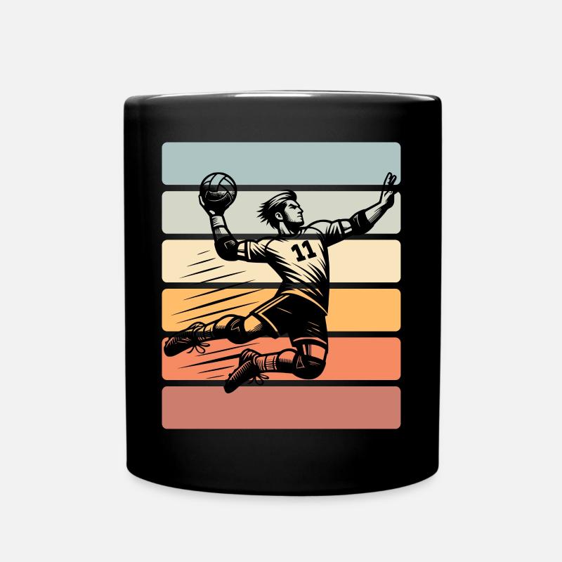 Handball Joueurs de handball - Mug uni - noir