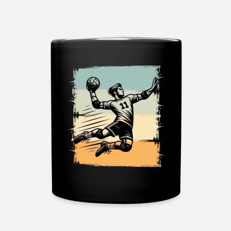 Handball Joueurs de handball - Mug uni - noir