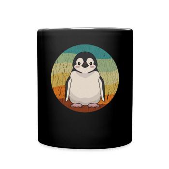 Penguin Baby Funny Penguins Gift - Full Colour Mug - black - Front