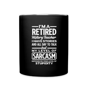 Funny Teacher Teacher Gift - Full Colour Mug - black - Front