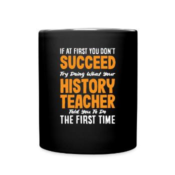 Funny Teacher Teacher Gift - Full Colour Mug - black - Front