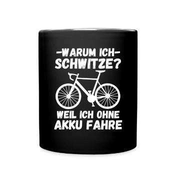 Vélo Disant VTT Vélo de route E-Bike - Mug uni - noir - Devant