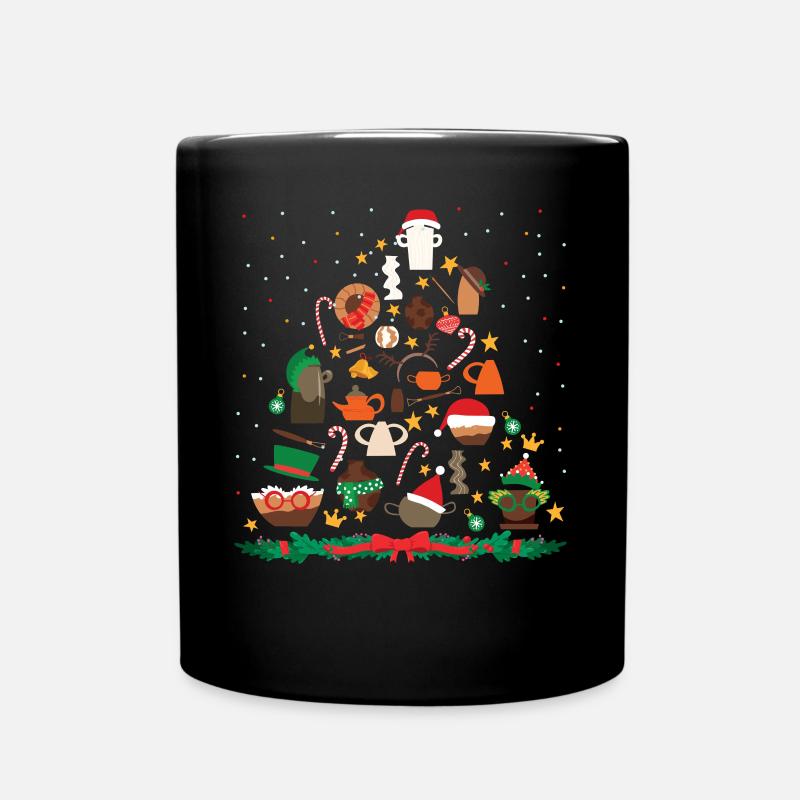 Pottery Ceramics Artist Christmas - Tasse einfarbig - Schwarz