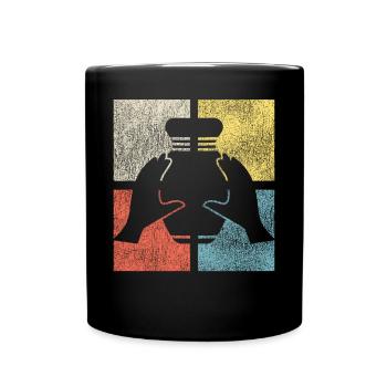 Pottery Ceramics Artist Retro - Full Colour Mug - black - Front