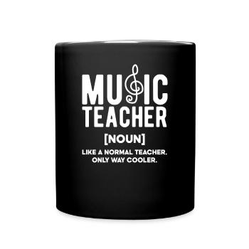Funny Teacher Teacher Gift - Full Colour Mug - black - Front