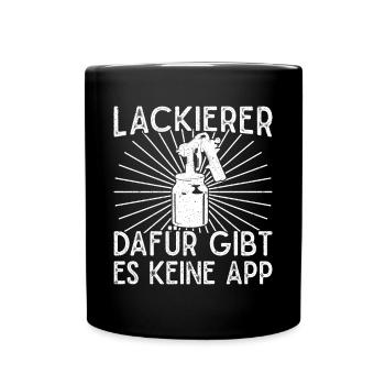 There is no app for this Father Gifts - Full Colour Mug - black - Front