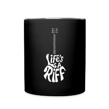 Guitar Player Way of Life Riff - Full Colour Mug - black - Front