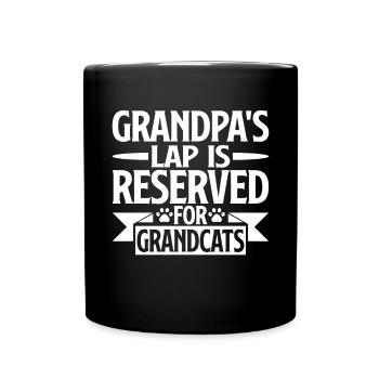 Chats Cadeaux Papy - Mug uni - noir - Devant